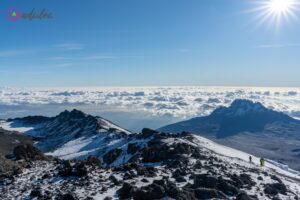 Kilimandżaro - widok ze szczytu